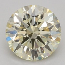Diament laboratoryjny o barwie fantazyjnej szlif okrągły, 1.04ct, VVS2, Fancy Light Yellow, IGI LG667434671